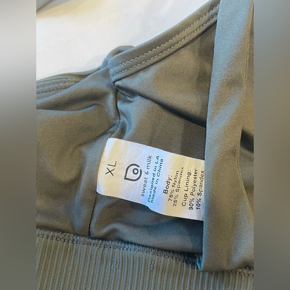 Sleek Olive Women's Bra - Picture 9 of 9